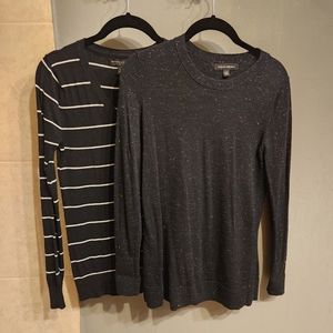 BANANA REPUBLIC Black Lightweight Wool Sweaters XS